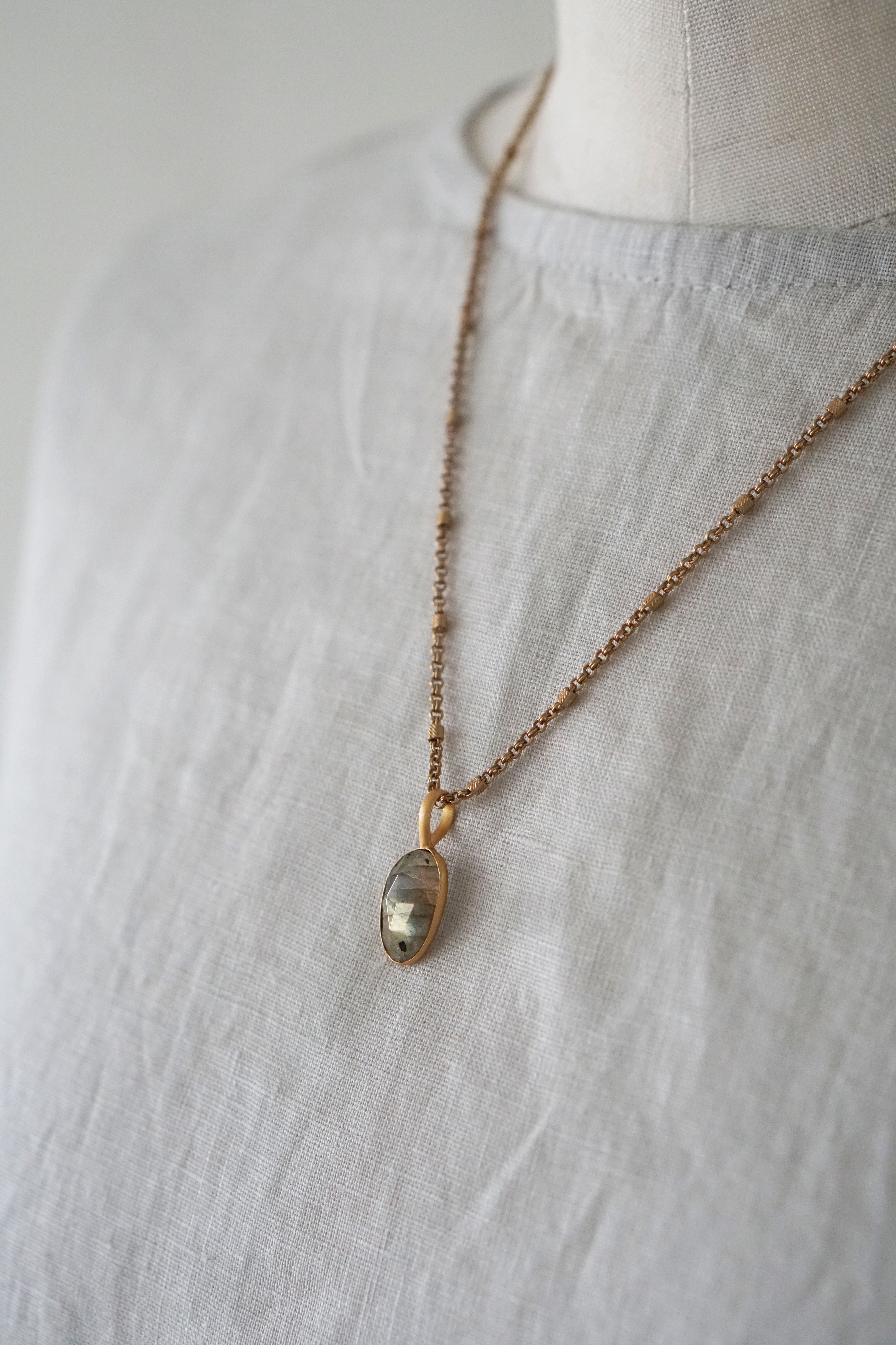 キランチャーム labradorite 002 miiThaaii (ミーターイー)