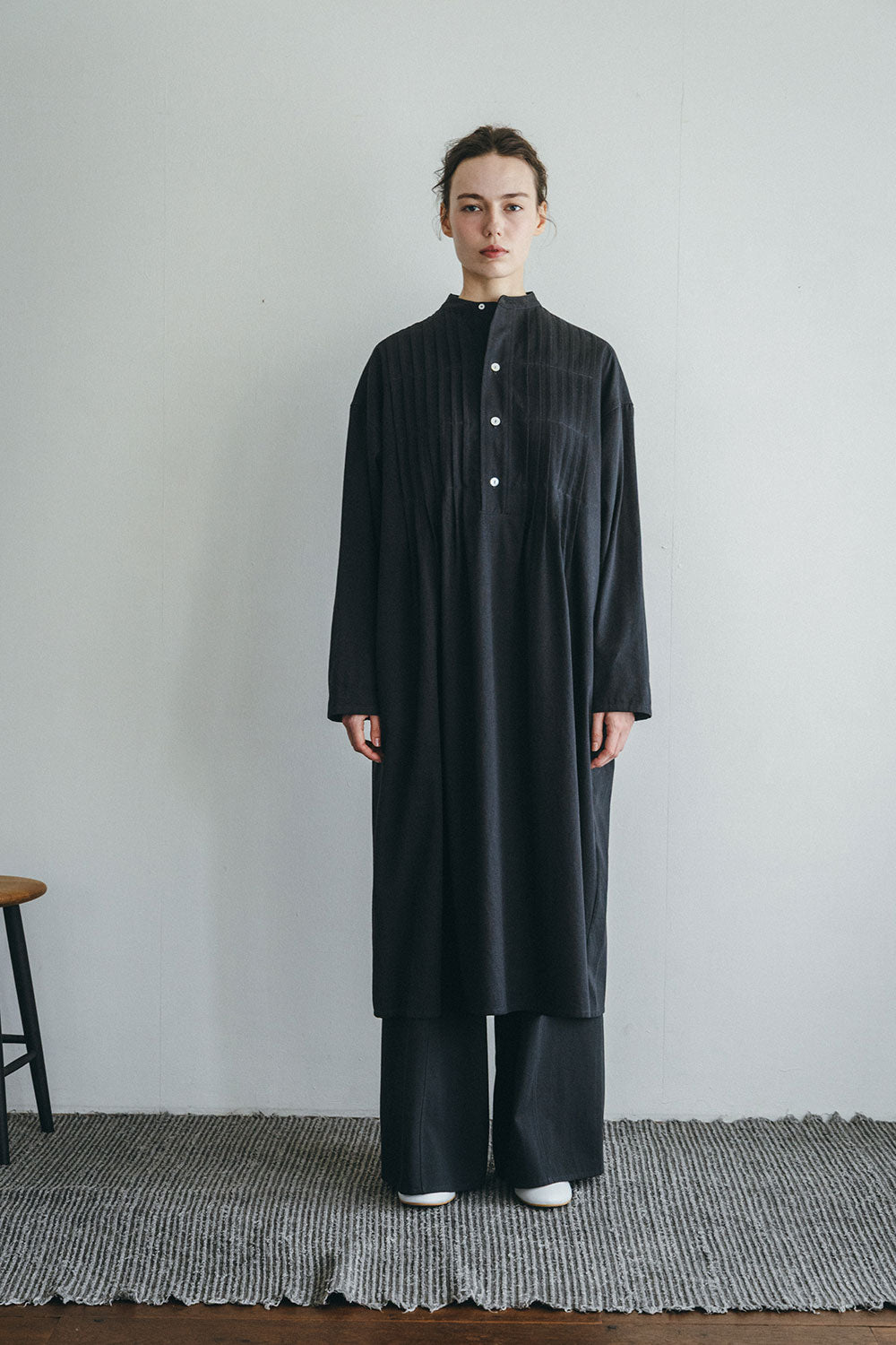 ロハン ワンピース チャコールグレー