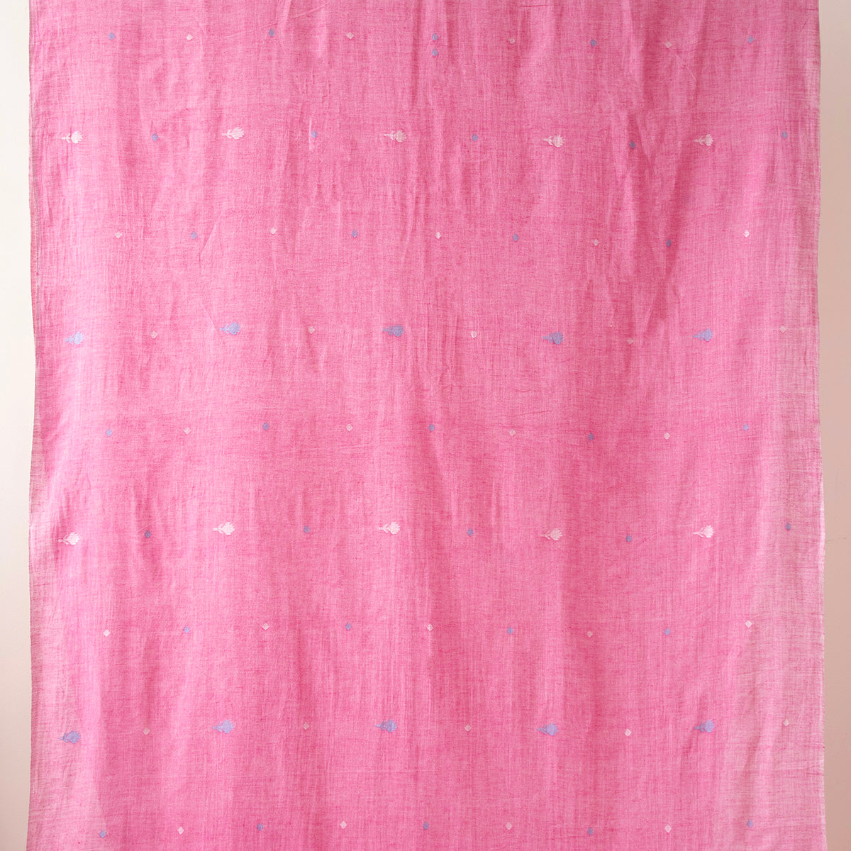 ジャムダニ ファブリック Pink01