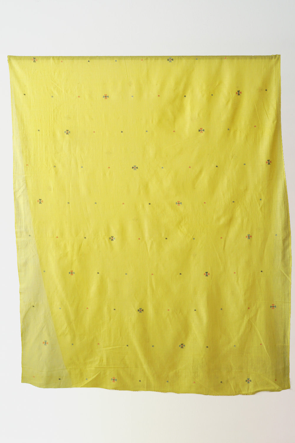 ジャムダニ ファブリック Yellow02