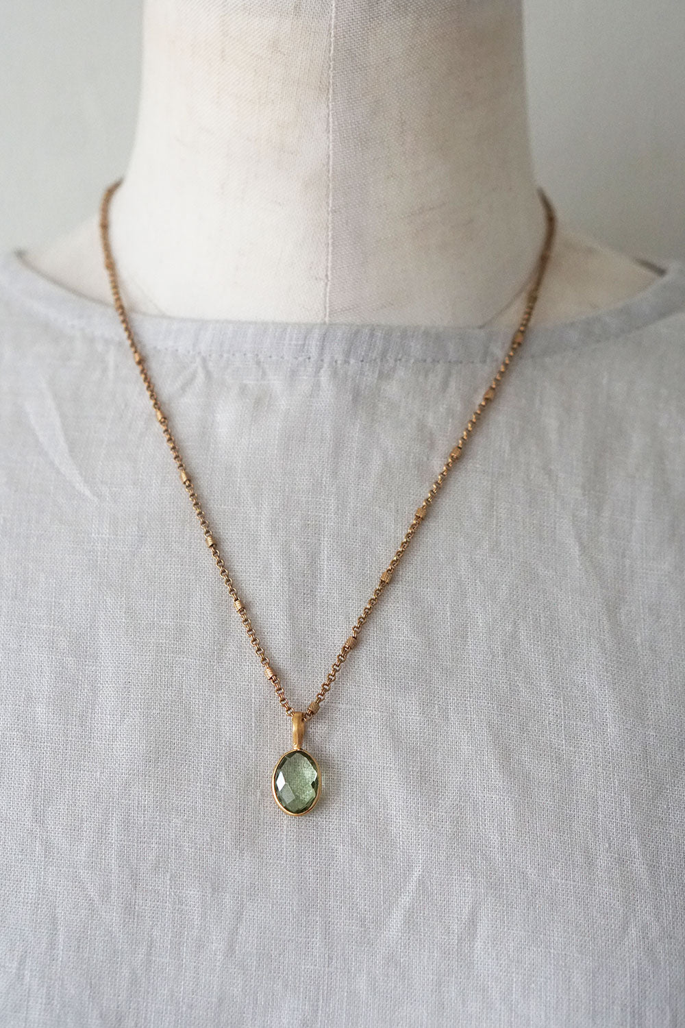 キランチャーム　faux green amethyst 002 miiThaaii  (ミーターイー)