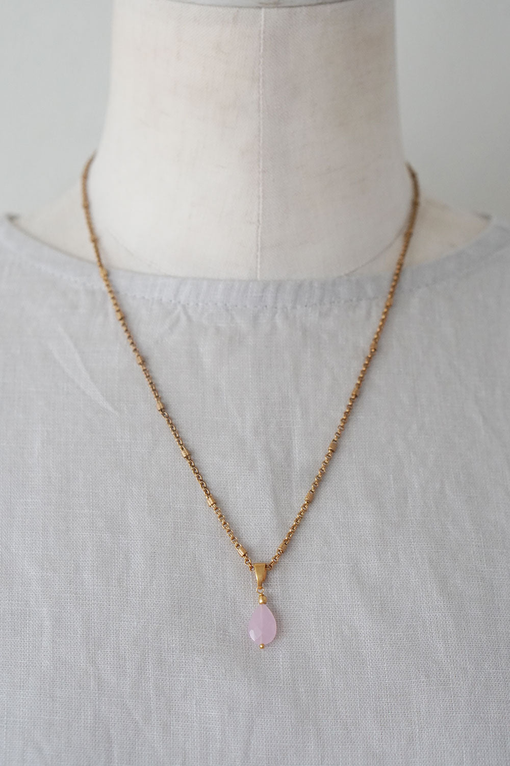 キランチャーム faux Rose Quartz 002 miiThaaii  (ミーターイー)