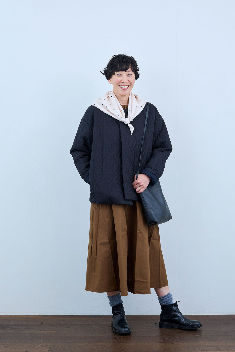 シャンタ ジャケット インクブラック