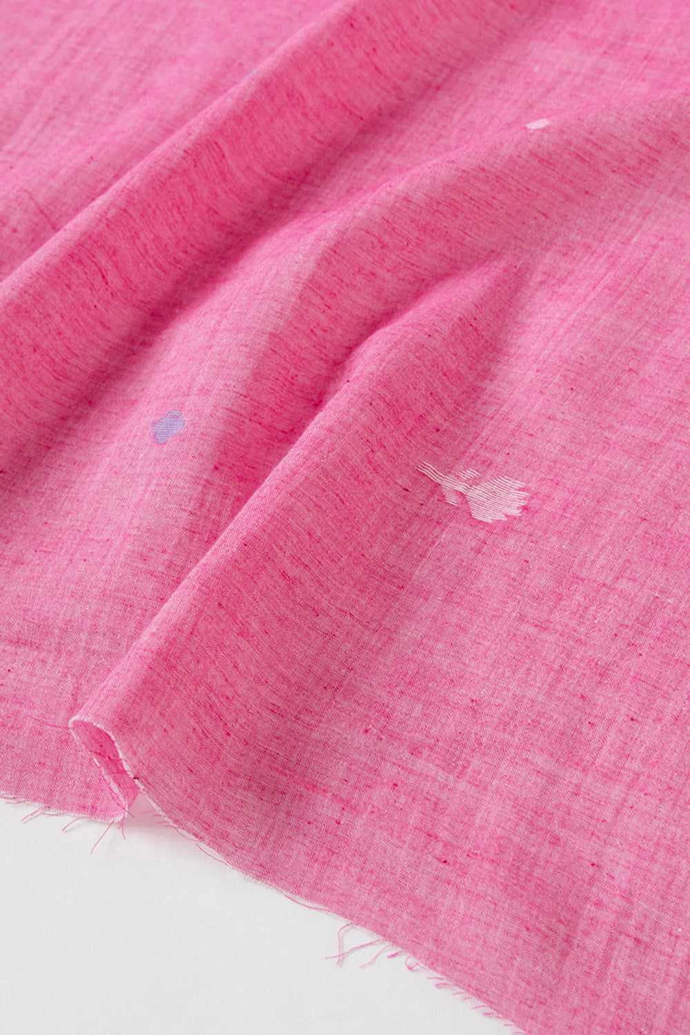 ジャムダニ ファブリック Pink01