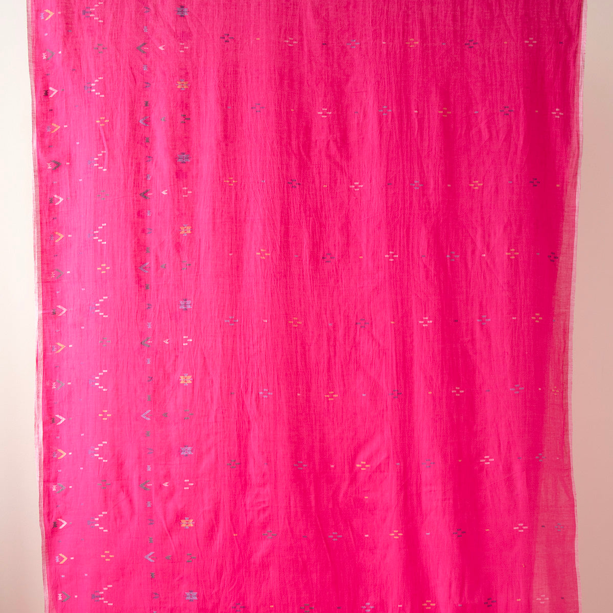 ジャムダニ ファブリック Pink03